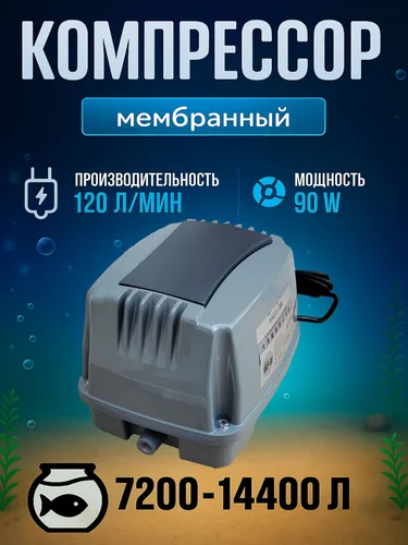 Компрессор для аквариума, пруда, дымогенератора, септика.