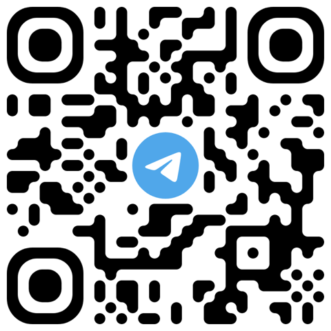 QR-код: чат «Рай Животных» в Telegram